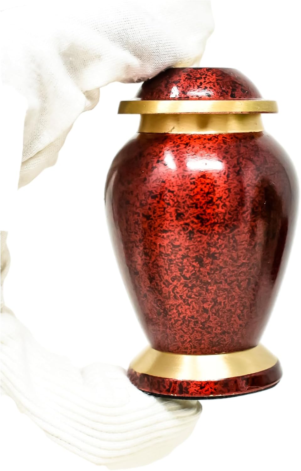 Handcrafted Brass Cremation Urn - Keepsake - Decorative