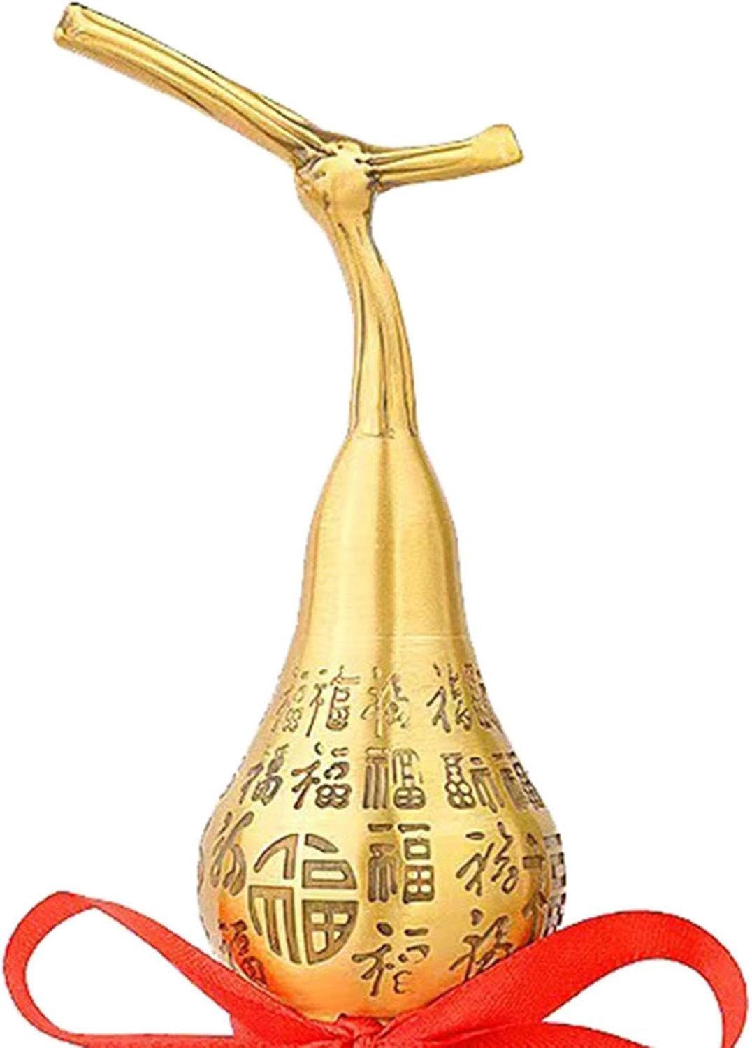 Fenteer Feng Shui Brass Gourd Table Ornament 16cm