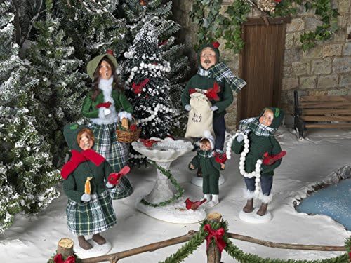 Byers Choice Family with Cardinals Figurine 111G