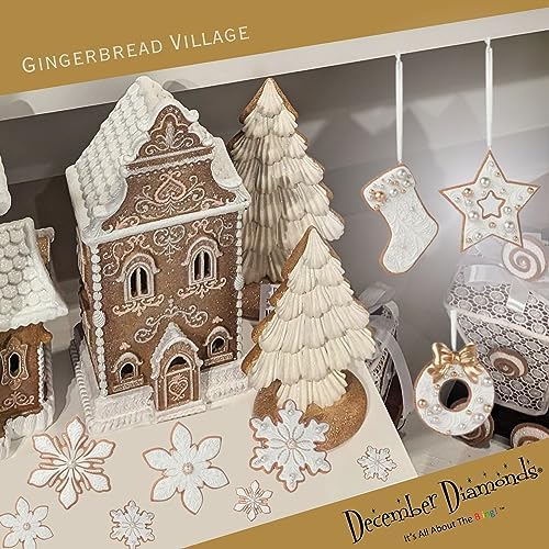 December Diamonds Gingerbread House LED Decor