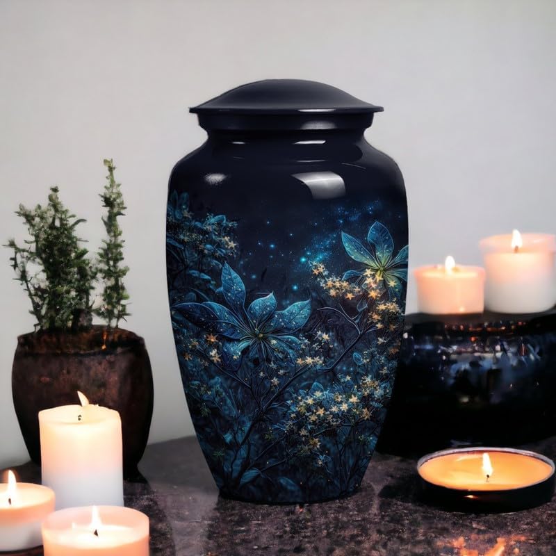YATSKIA Large Blooming Fairy Flowers Urn for Ashes