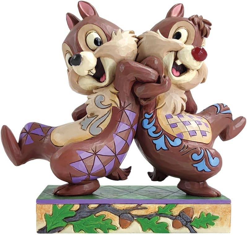 Enesco Jim Shore Disney Traditions Friendship Chip and Dale Figurine