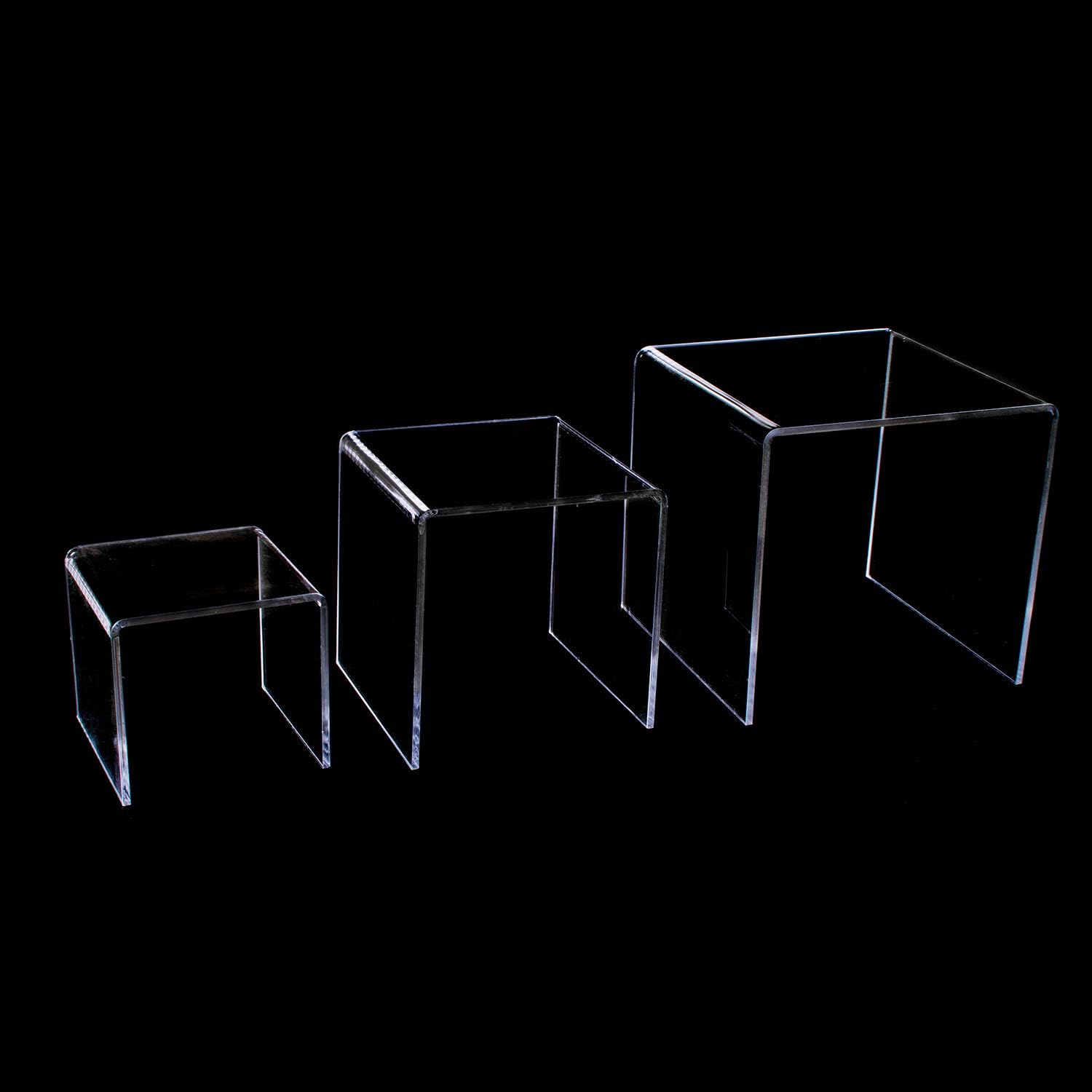 Super Z Outlet Acrylic Riser Set Three Sizes