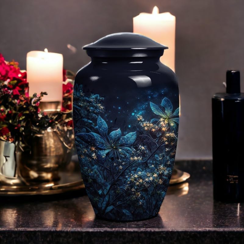 YATSKIA Large Blooming Fairy Flowers Urn for Ashes