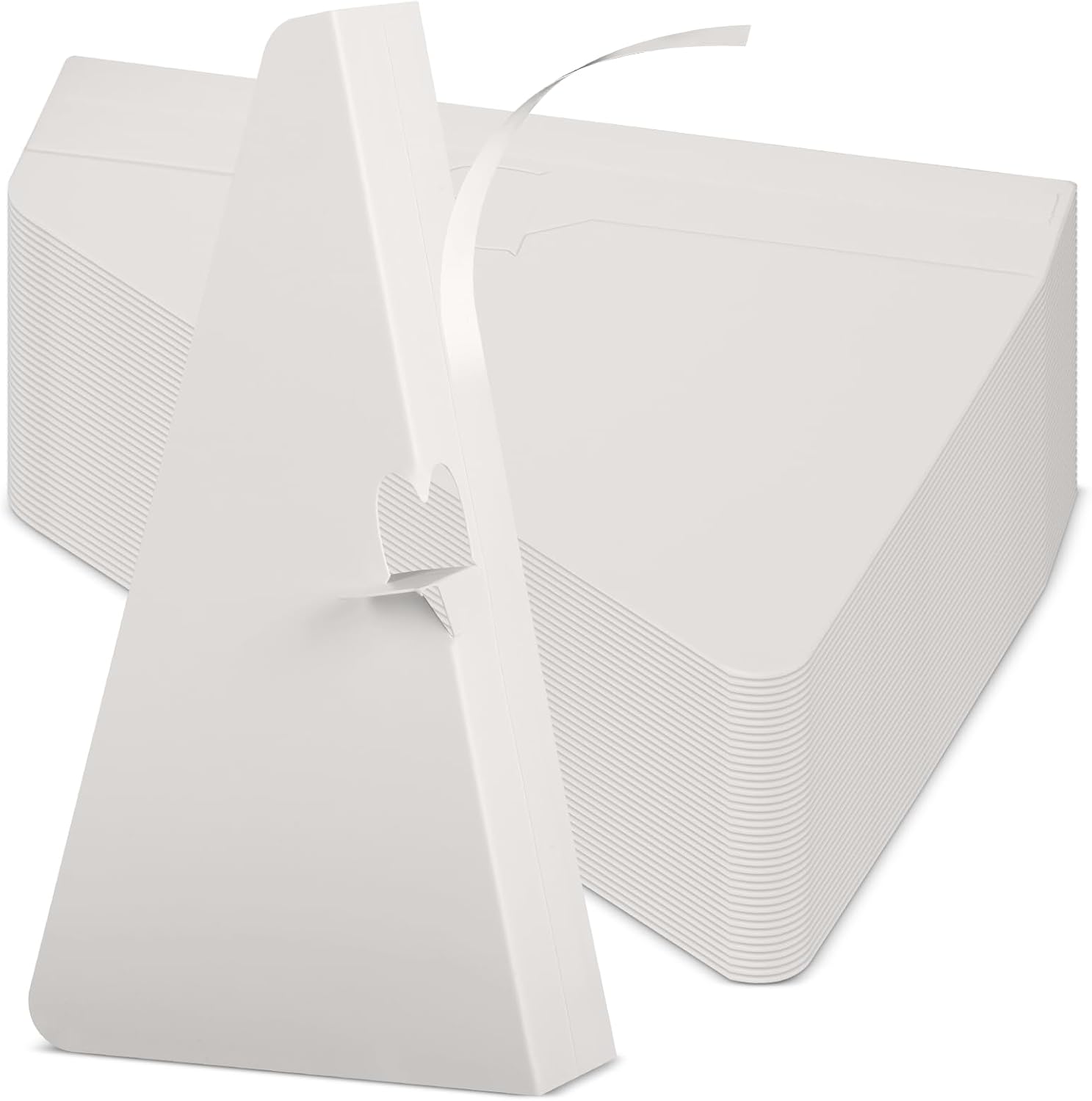 100 PCS 7 Inch Self Stick Cardboard Easel Backs for Display