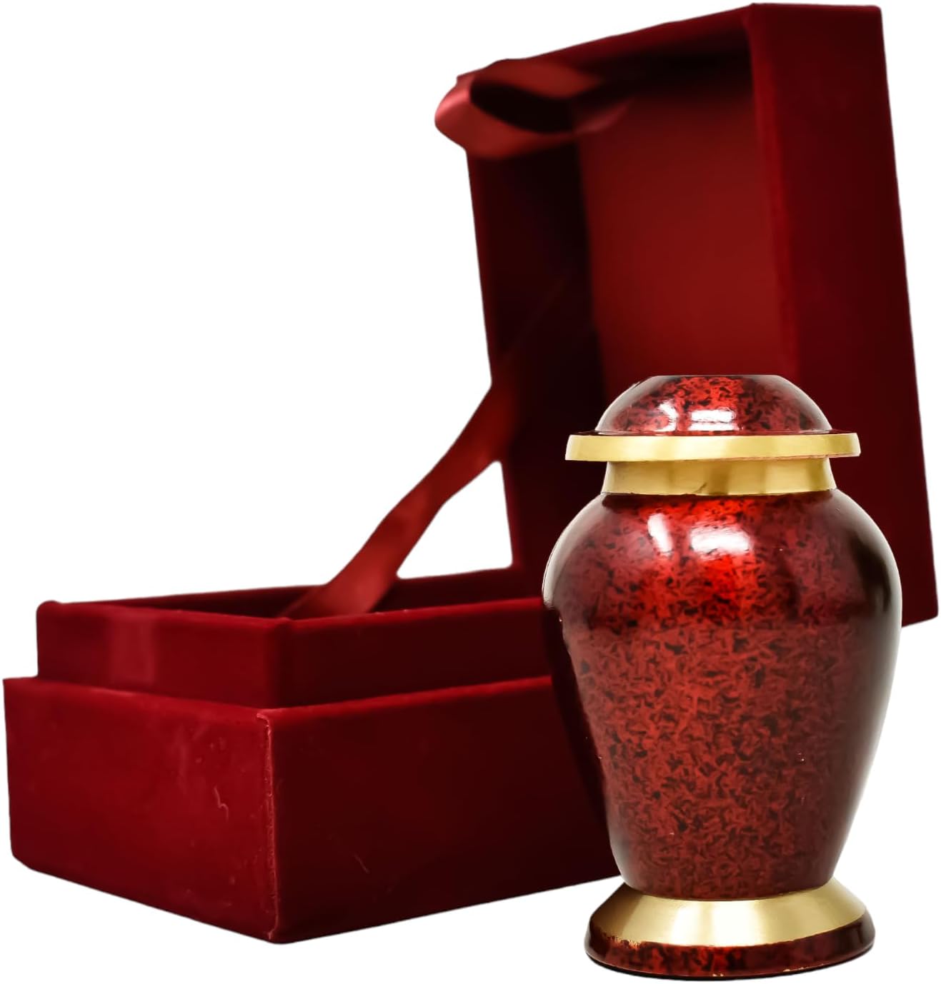 Handcrafted Brass Cremation Urn - Keepsake - Decorative