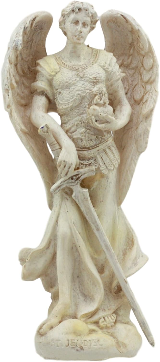 Ebros Ivory Painted Angelic Council Statue 5 Inch Figurine