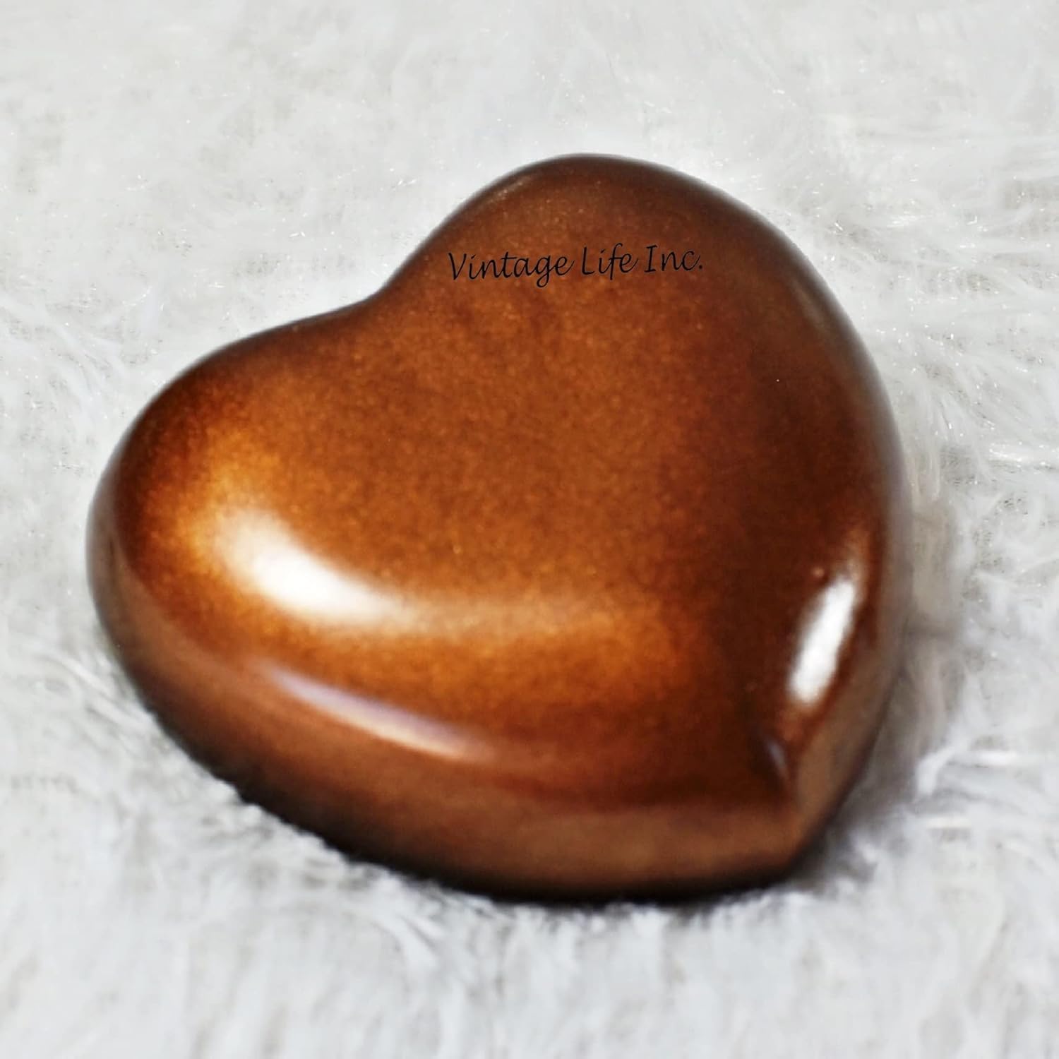 Mini Heart Wooden Urn for Pets and Human Ashes Keepsake