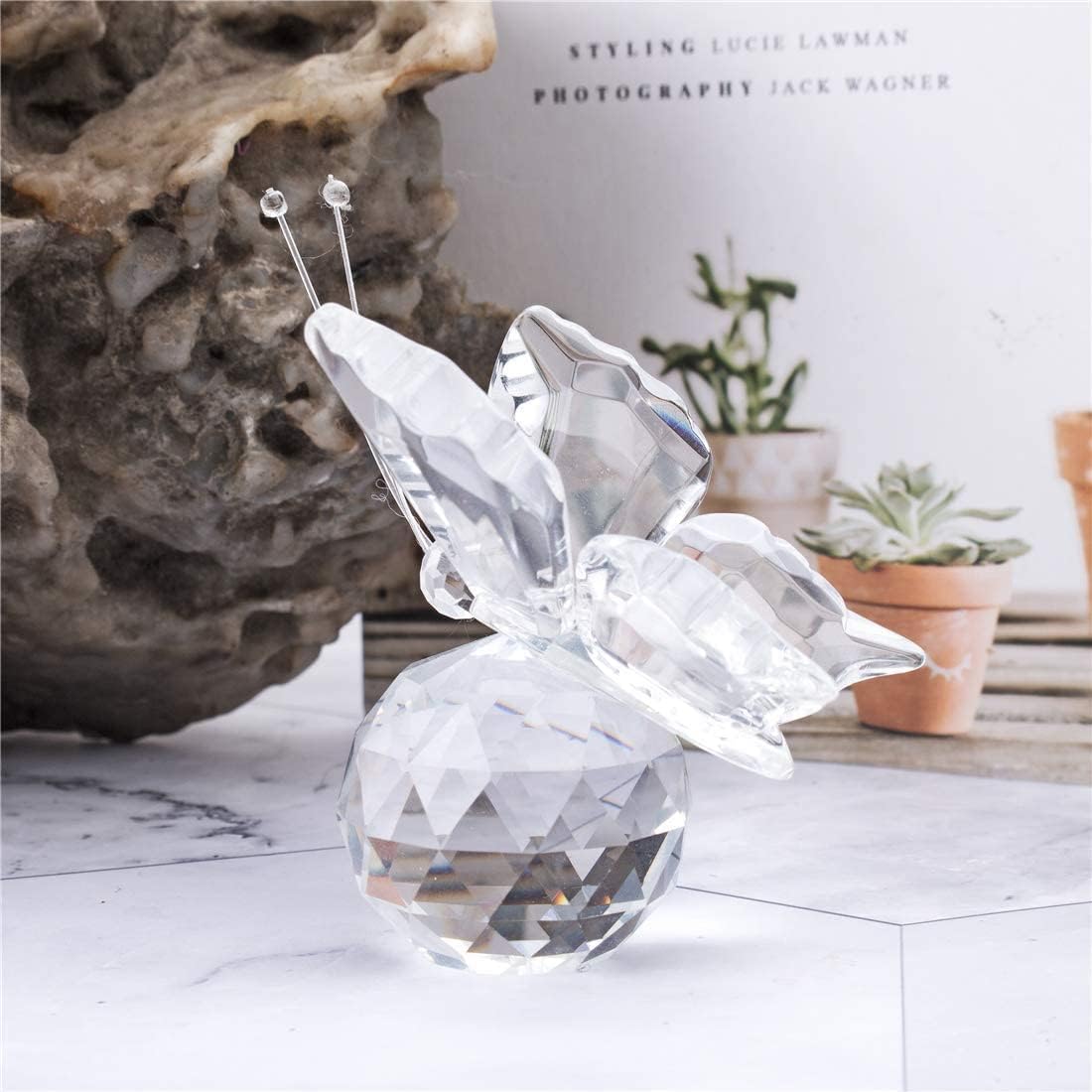 HD Crystal Butterfly Dragonfly Decor Ornament