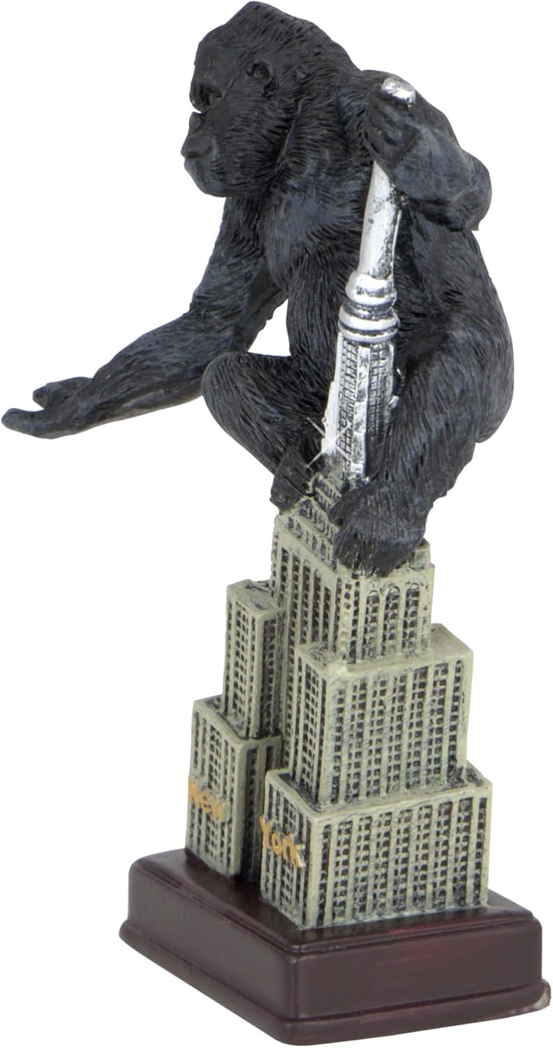New York City Empire Building and King Kong Figurine