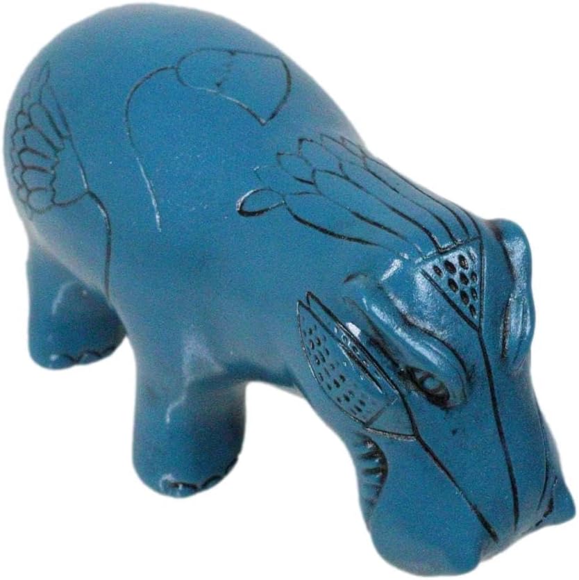 Ebros Small Taweret Statue Blue Nile Hippo Fertility Figurine