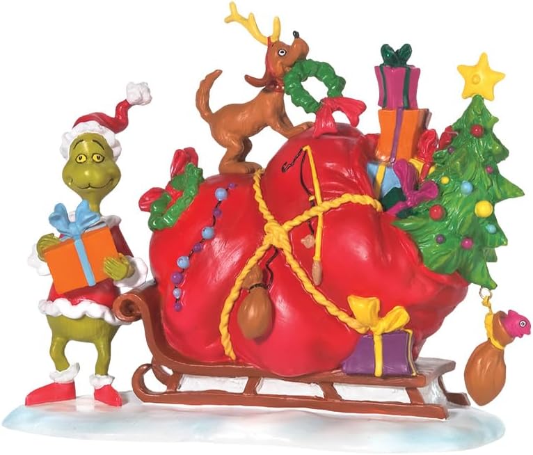 Department 56 Grinch Villages Small Heart Grew Figurine 375 Inch