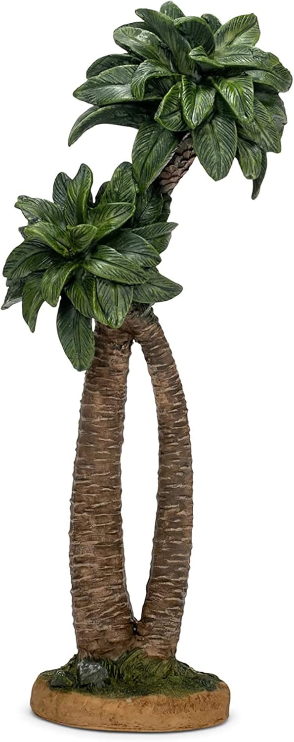 Three Kings Gifts Original Christmas Palm Tree Polystone Figurine - 10 Inch Scale