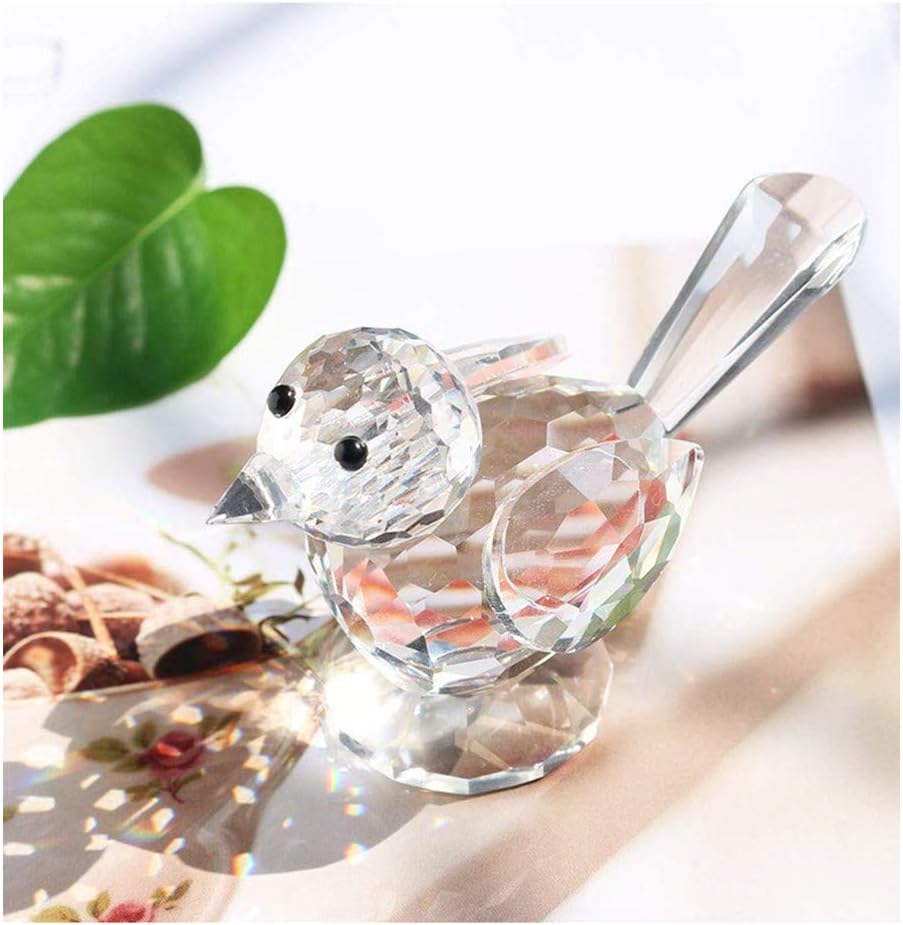 HD Pink Crystal Butterfly Figurine with Crystal Ball Base 1