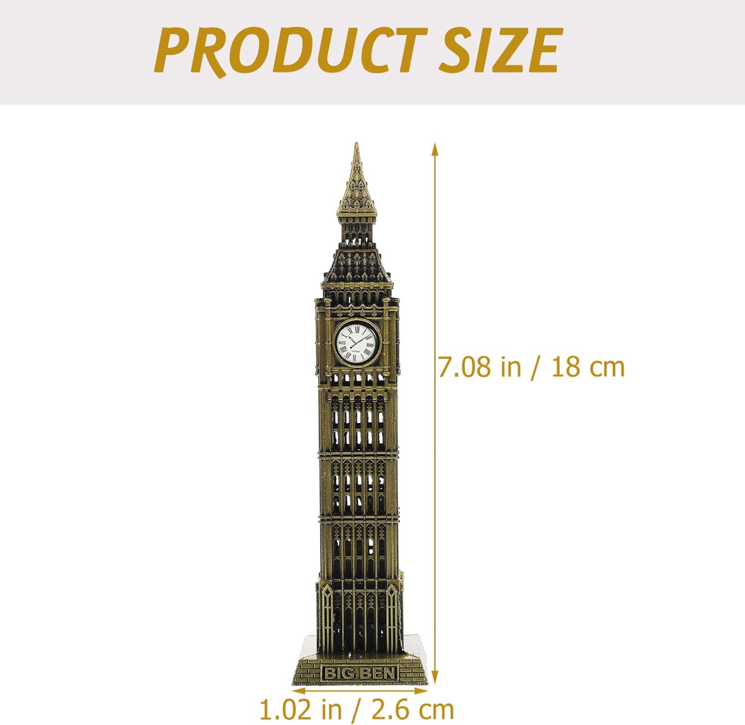 Big Ben Model London Building Ornament Home Decor Statue