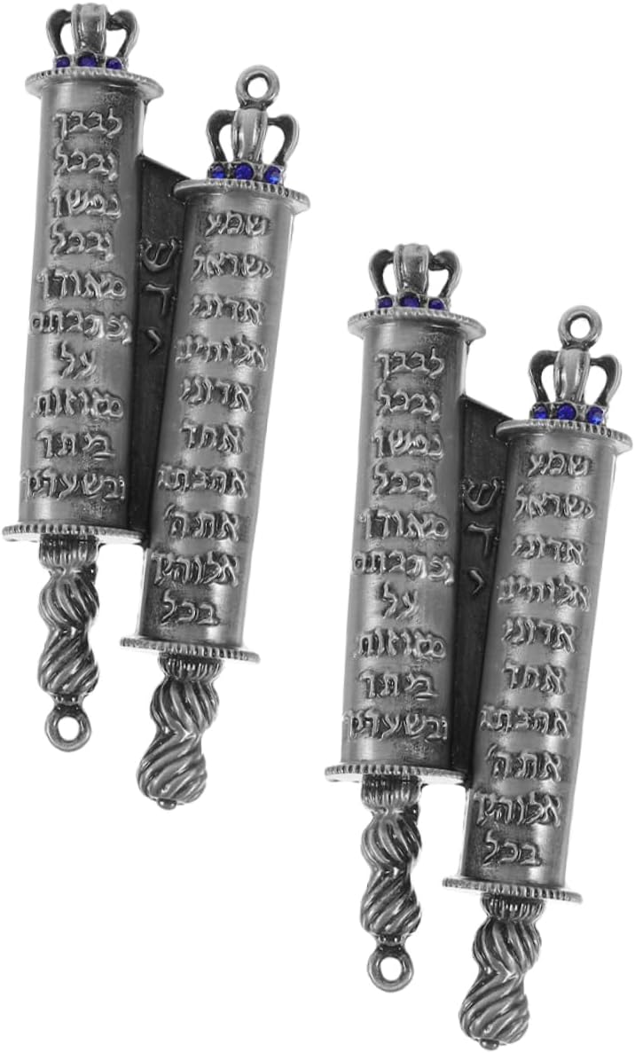 Cabilock 1Set Metal Mezuzah Door Blessing Decor