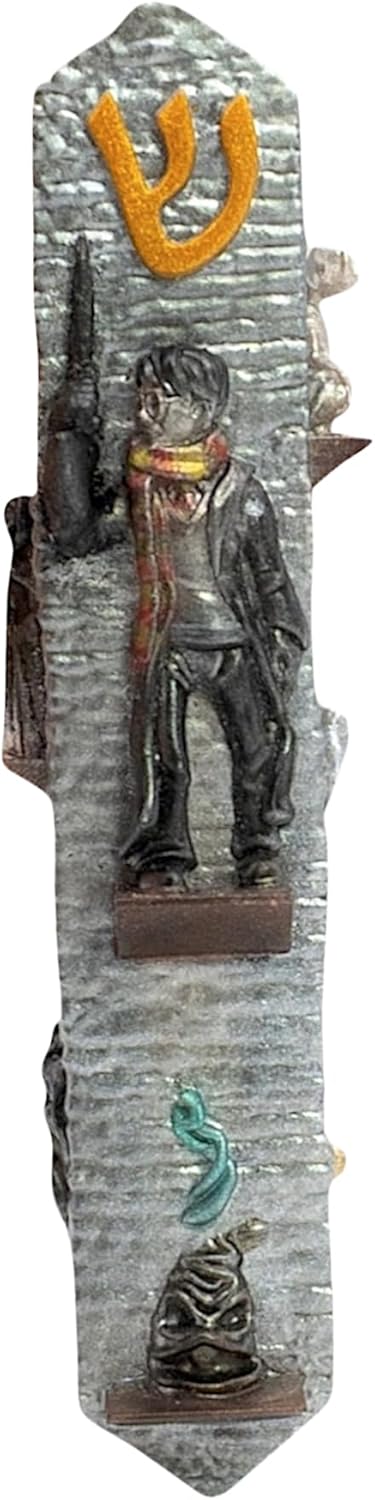 Wizard Themed Handmade Mezuzah Case for Kids
