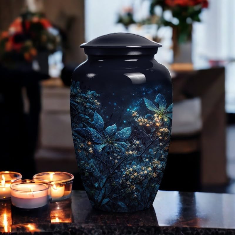 YATSKIA Large Blooming Fairy Flowers Urn for Ashes