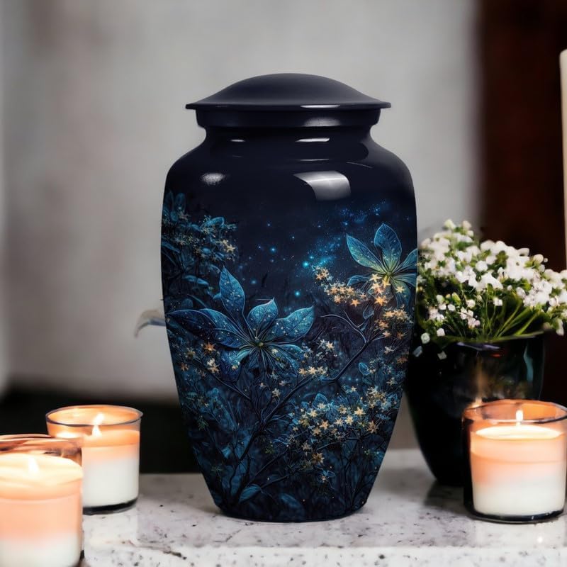 YATSKIA Large Blooming Fairy Flowers Urn for Ashes