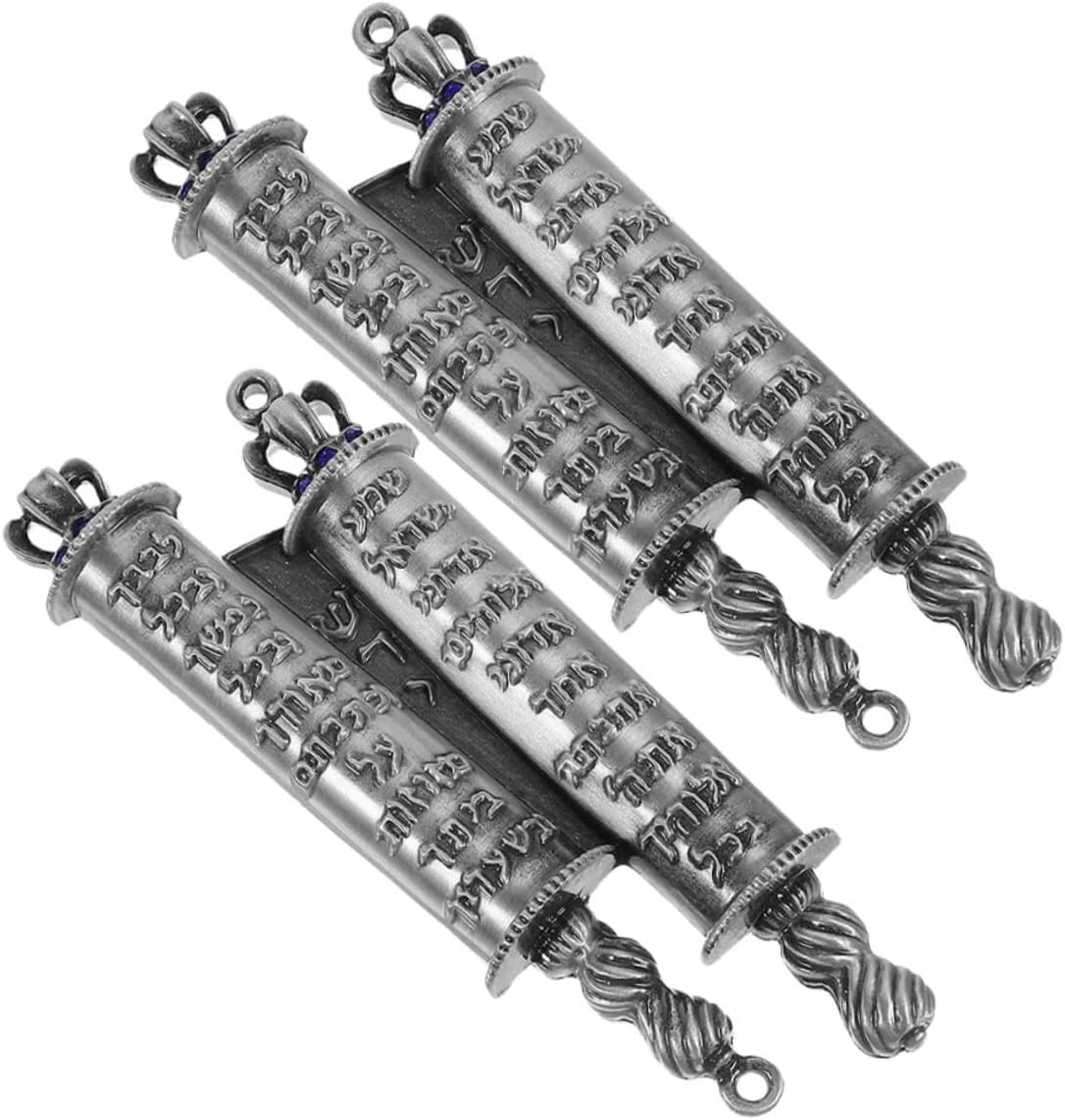 Sturdy Metal Mezuzah with Engraved Blessing Home Decor