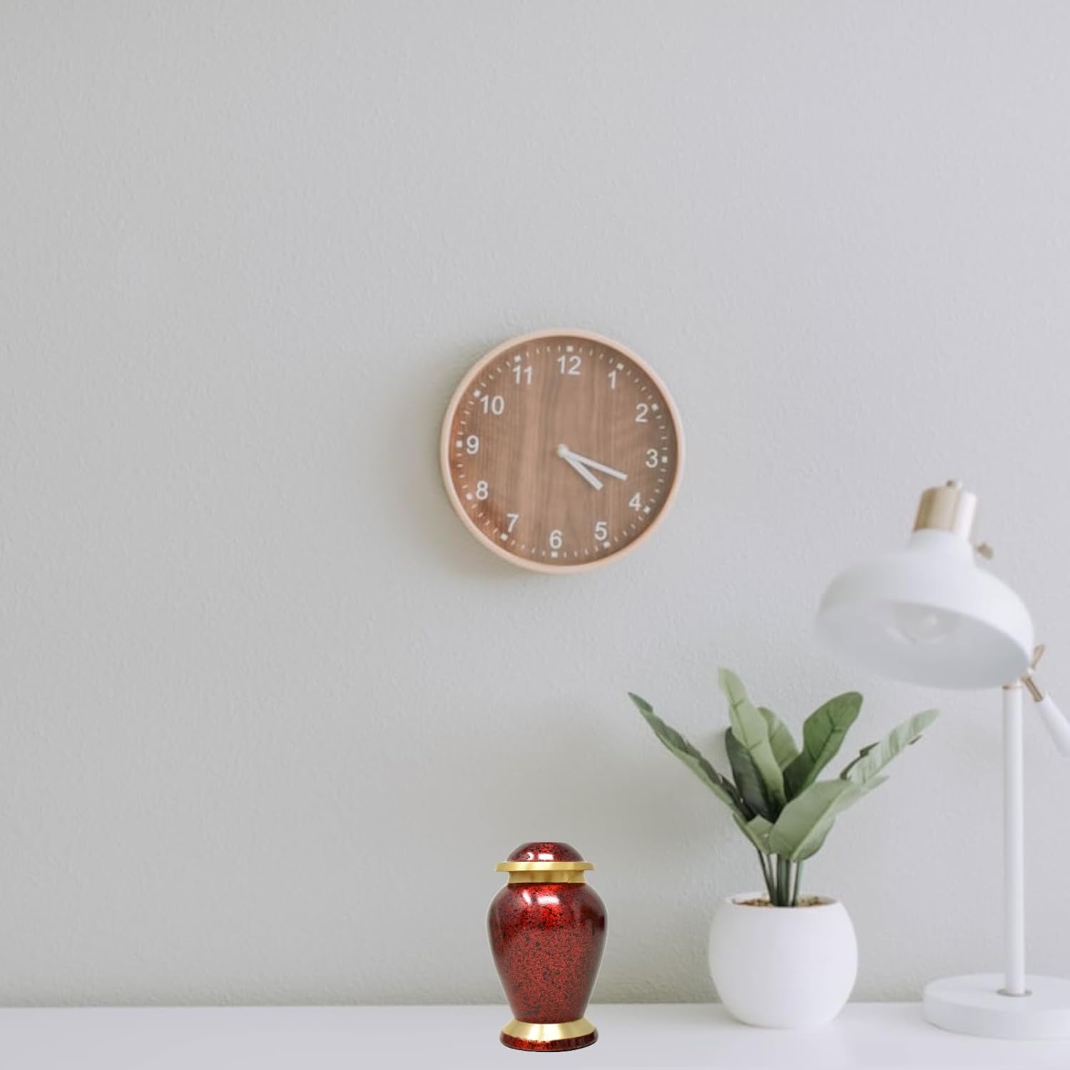 Handcrafted Brass Cremation Urn - Keepsake - Decorative