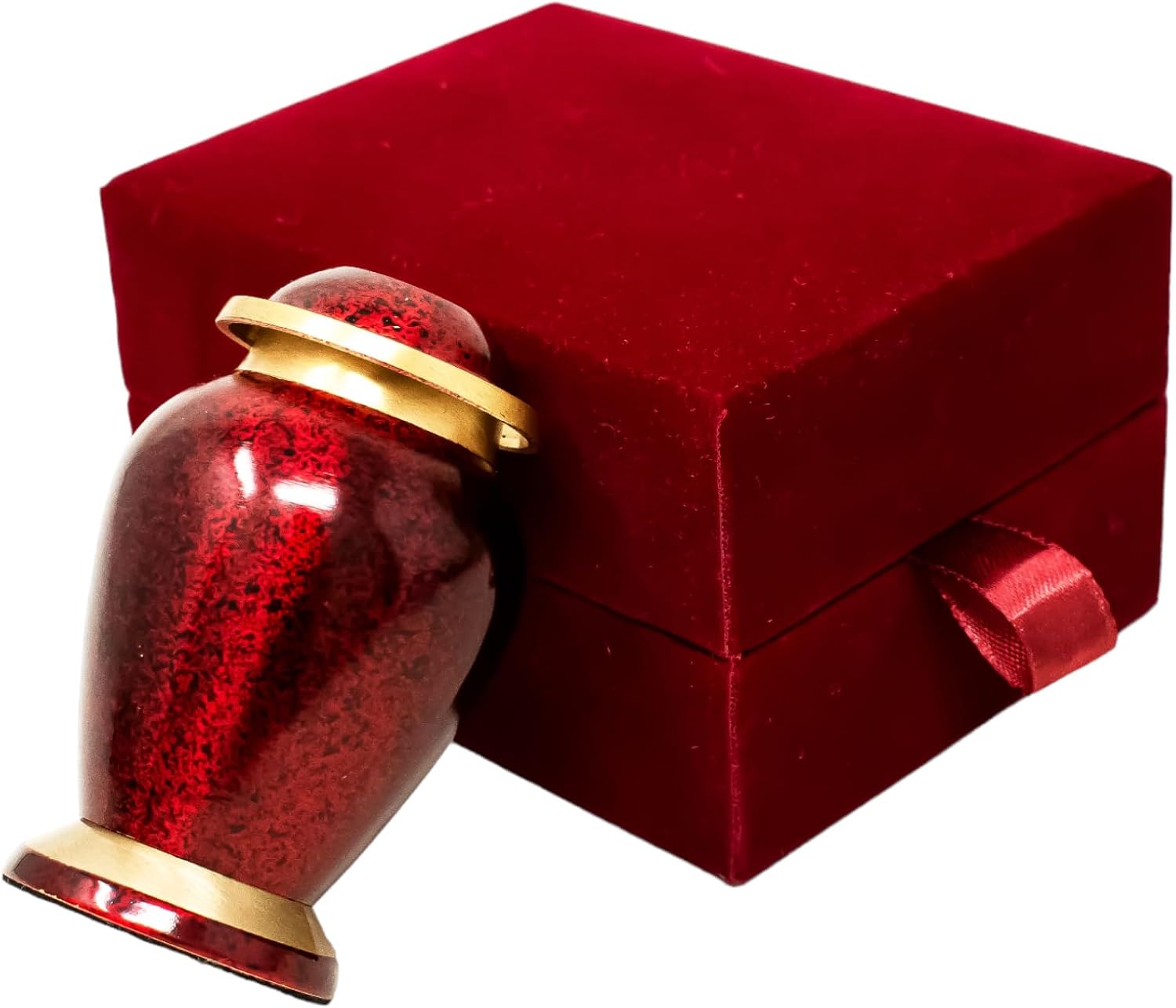 Handcrafted Brass Cremation Urn - Keepsake - Decorative