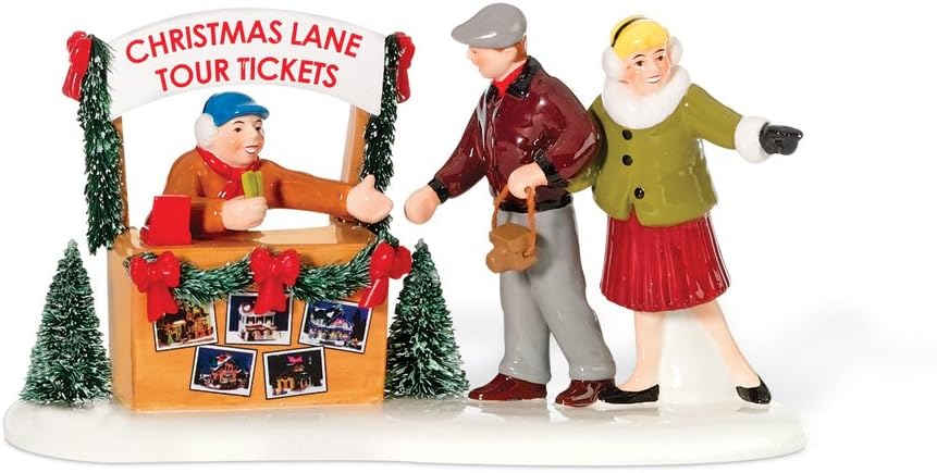 Department 56 Snow Village Tour Tickets Figurine