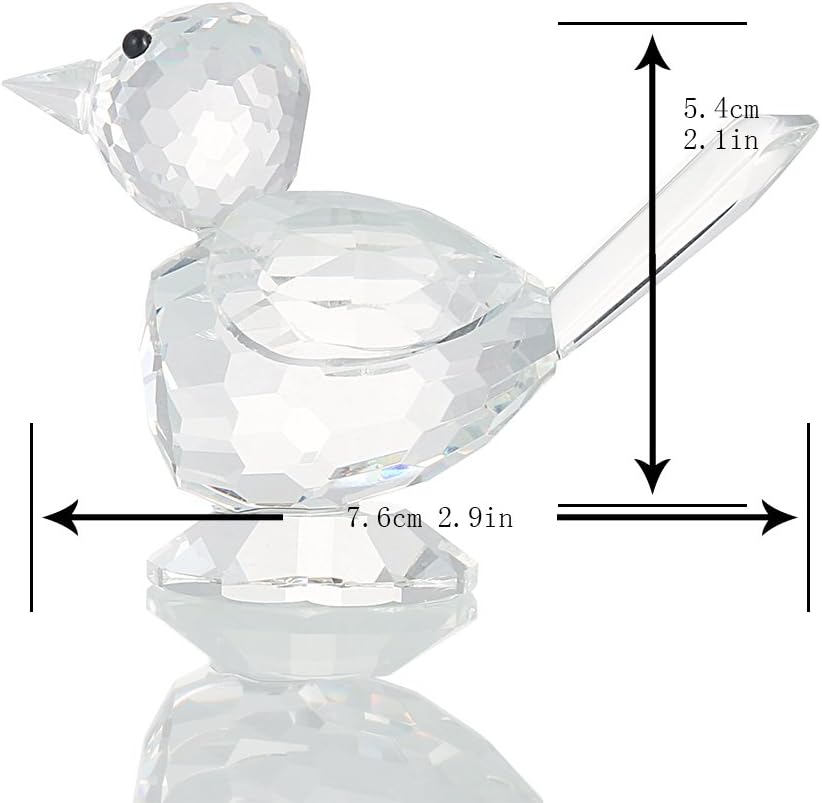 HD Pink Crystal Butterfly Figurine with Crystal Ball Base 1