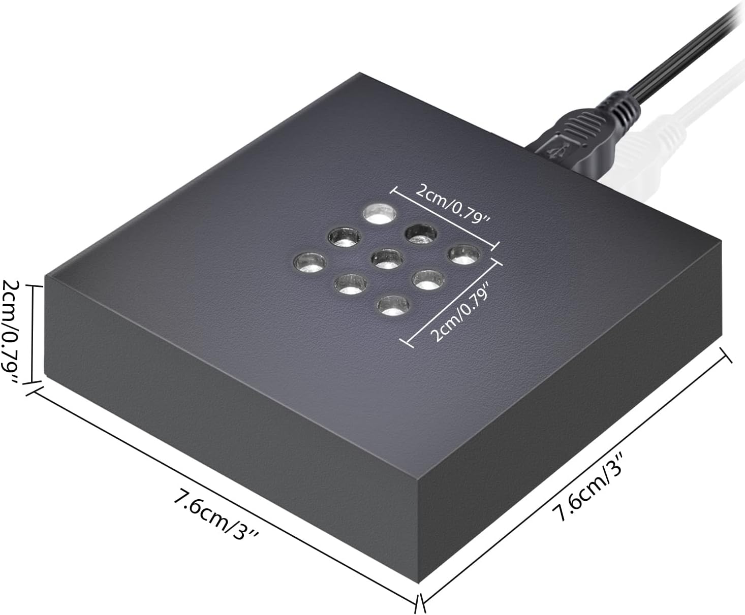 Facmogu LED Display Base for Crystal Awards and Trophies