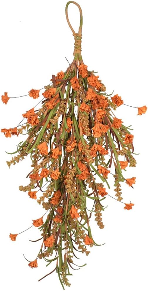 Ochine 25 Inch Autumn Harvest Wheat Ears Swag Garland
