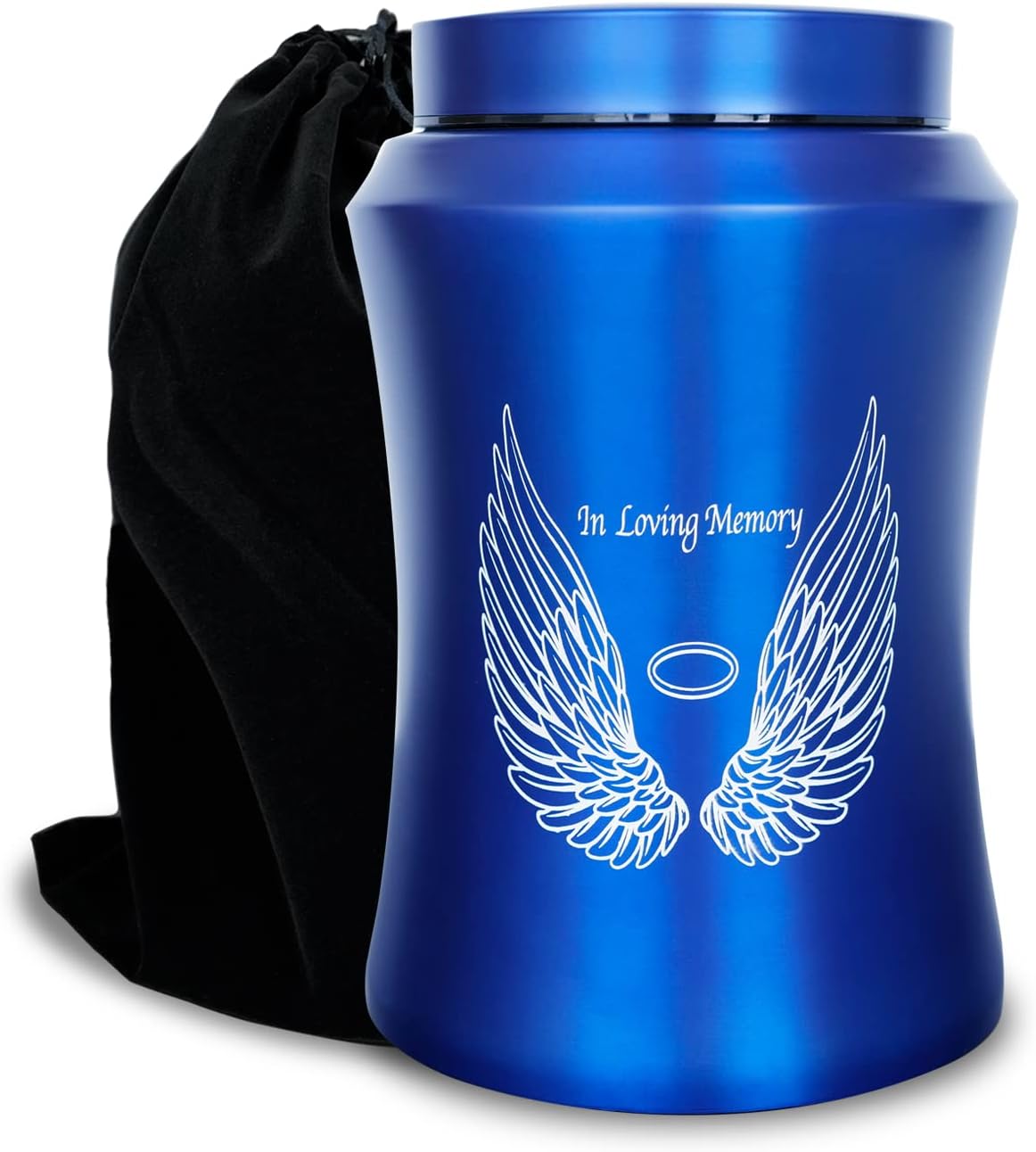 Large Urn for 220 lbs Human Ashes with Velvet Bag