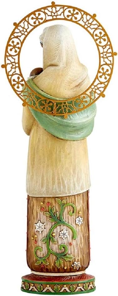 Madonna Child Seasonal Figurine - Winter Design 1025-Inch