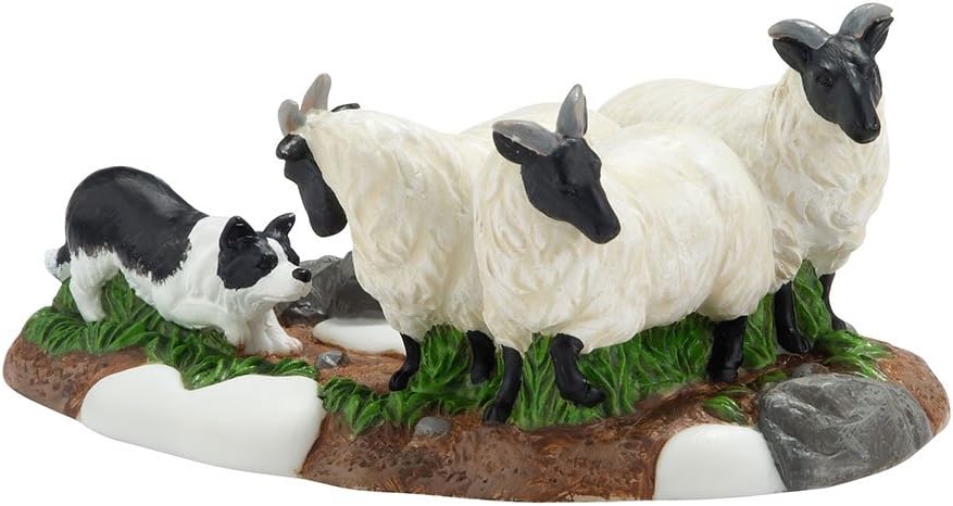 Department 56 Dickens Village Champion Herding Dog Figurine Accessory 1875 Inch