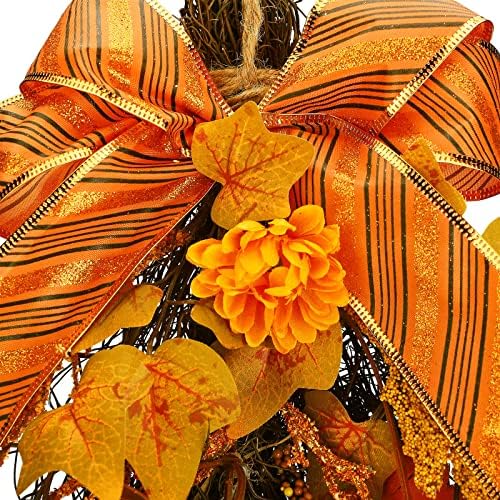 2 Pcs Artificial Maple Swag Wreaths Fall Decor