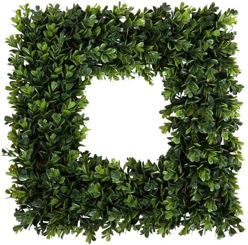 165-Inch Boxwood Wreath - UV Resistant Artificial Wreath for Front Door