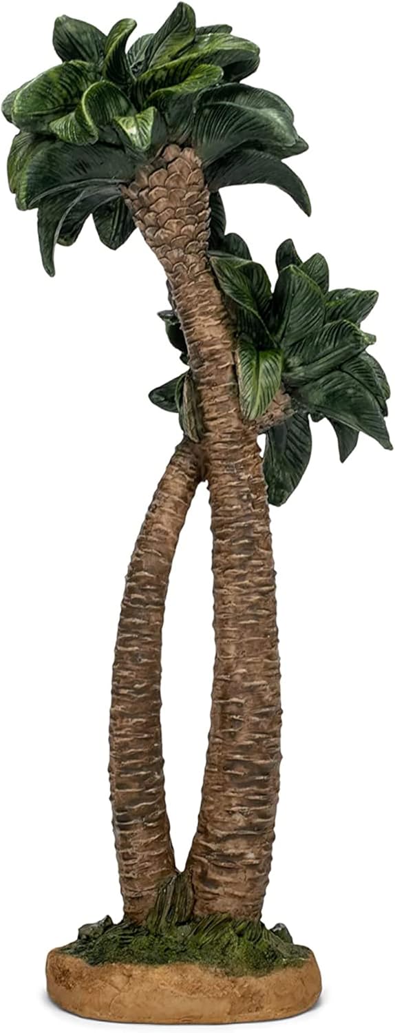 Three Kings Gifts Original Christmas Palm Tree Polystone Figurine - 10 Inch Scale