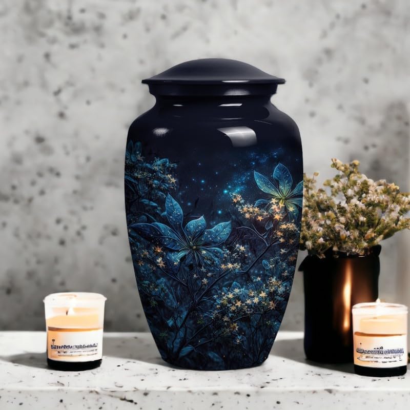 YATSKIA Large Blooming Fairy Flowers Urn for Ashes