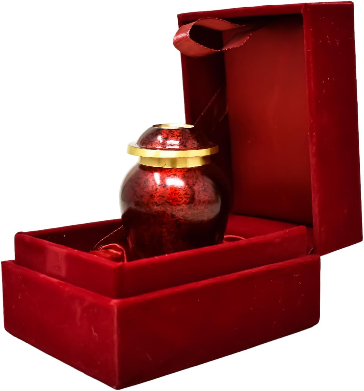 Handcrafted Brass Cremation Urn - Keepsake - Decorative