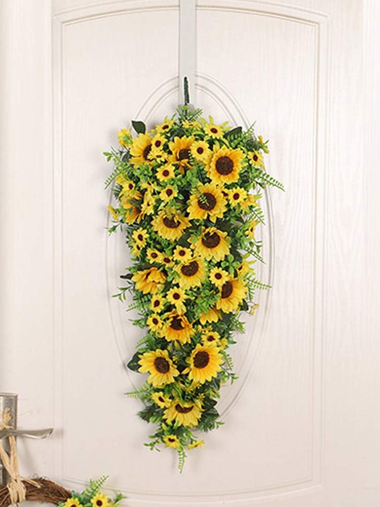 Belupai 276in Artificial Sunflower Swag Decor