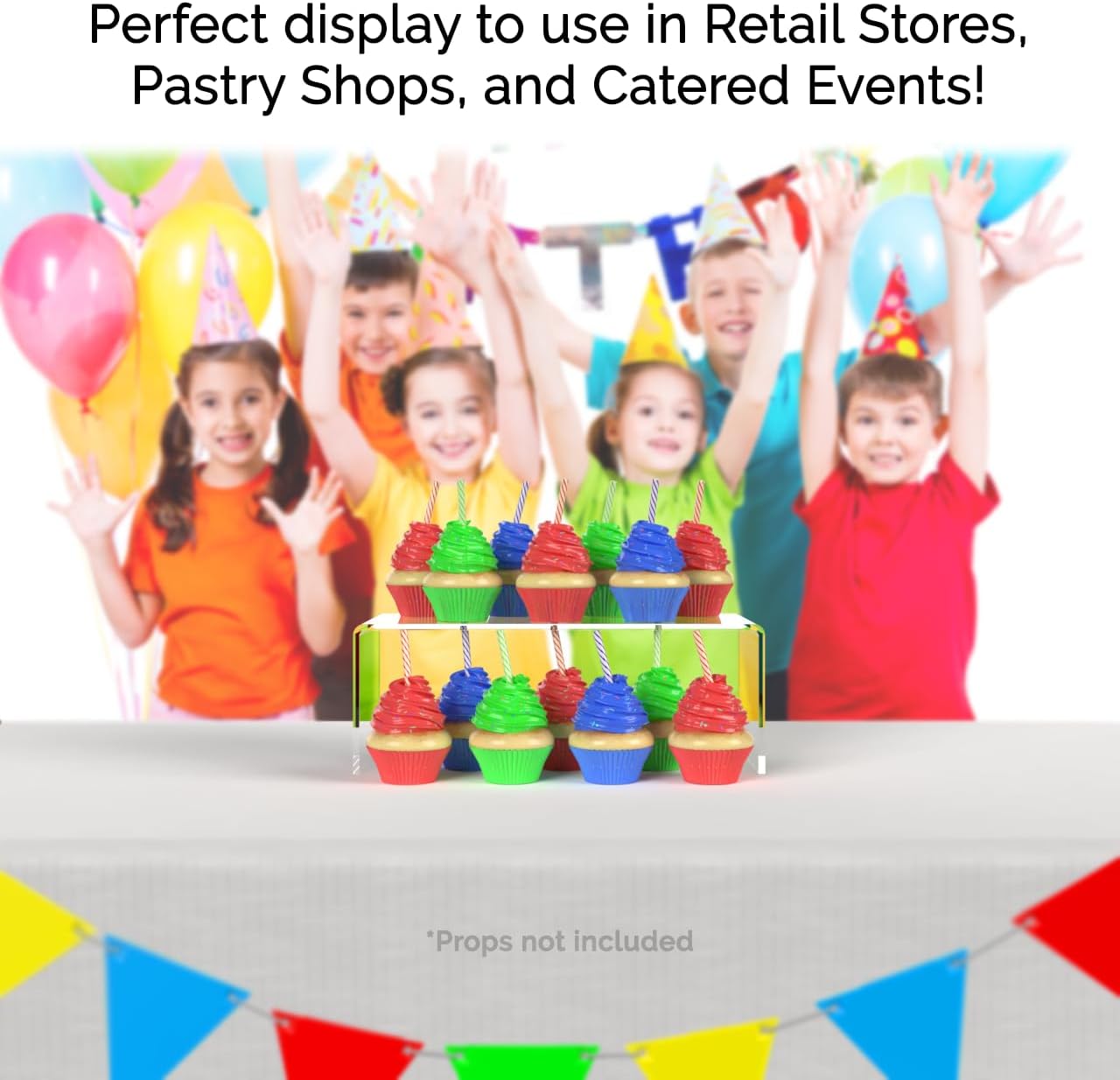 Clear Acrylic Riser Display Stand for Merchandise