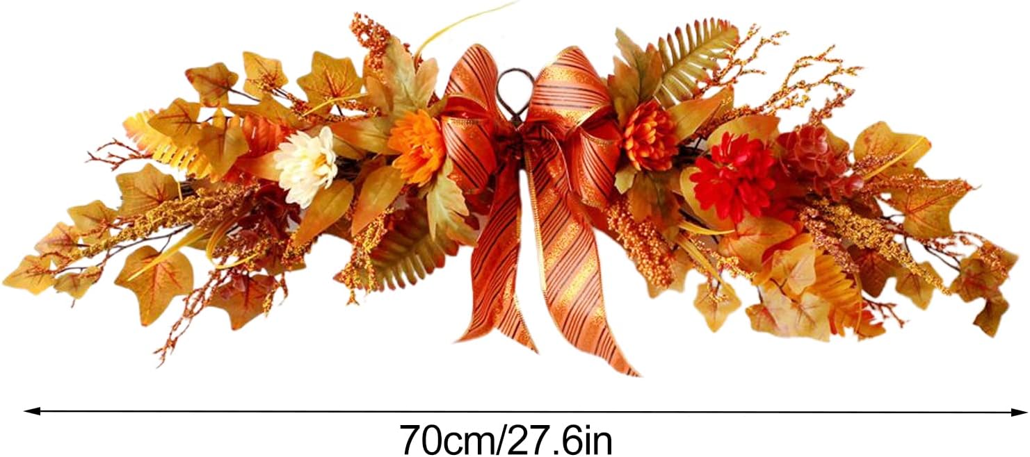 Algado Artificial Fall Flower Swag Decor 27 Inch