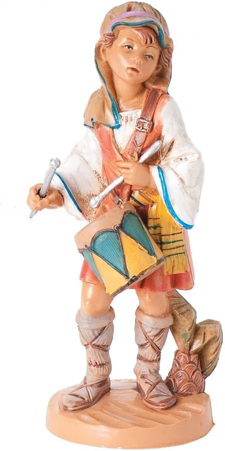 Fontanini by Roman Inc Jareth The Drummer Boy 5 inch Nativity Figure