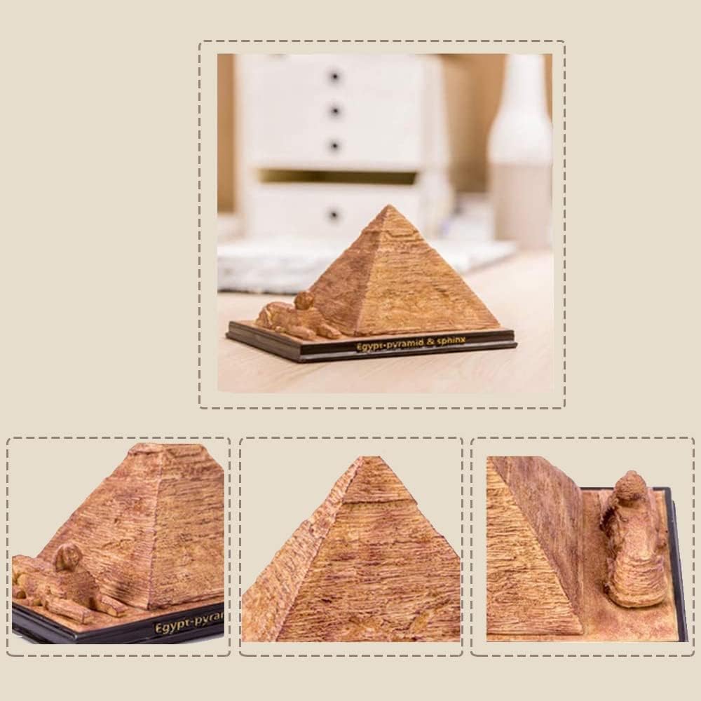 Egyptian Pyramid Statue Model Sphinx Figurine