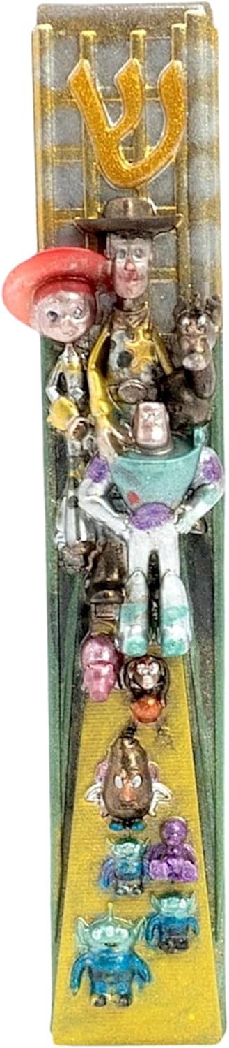 Handmade Toy Movie Mezuzah Case for Jewish Kids Room