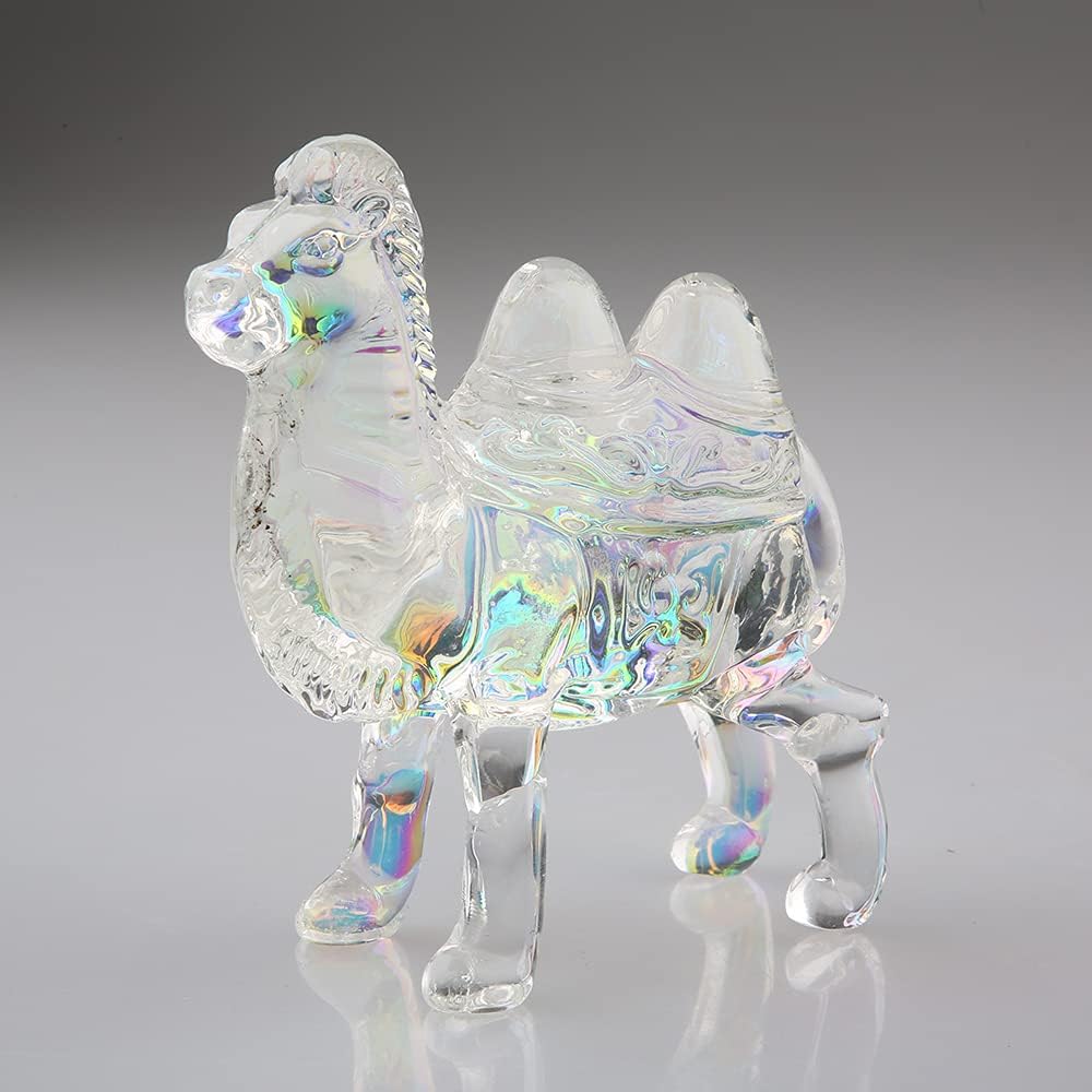 ZYEER Crystal Camel Figurine Decor Ornament