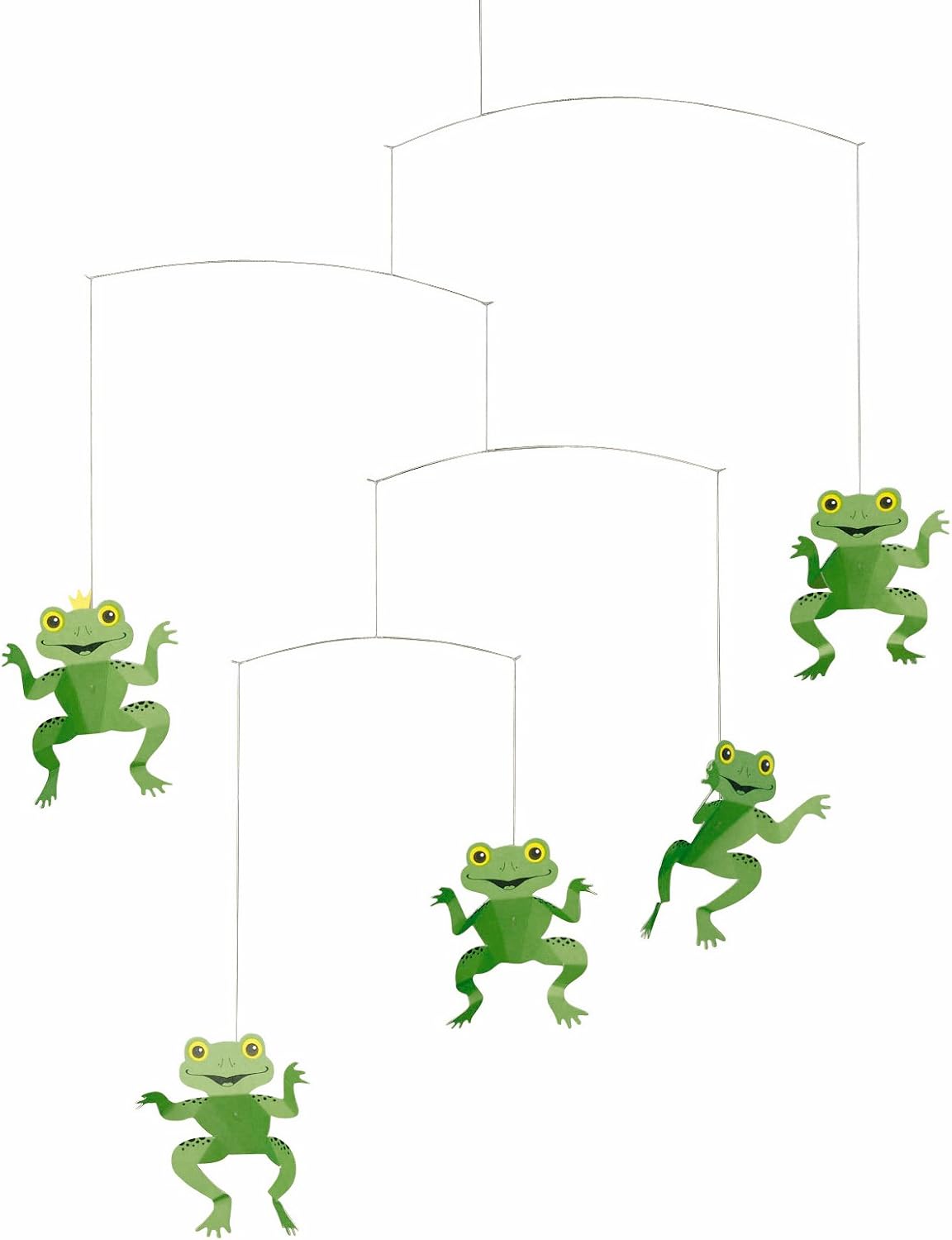 Happy Frog Hanging Mobile - 22 Inches Handmade in Denmark