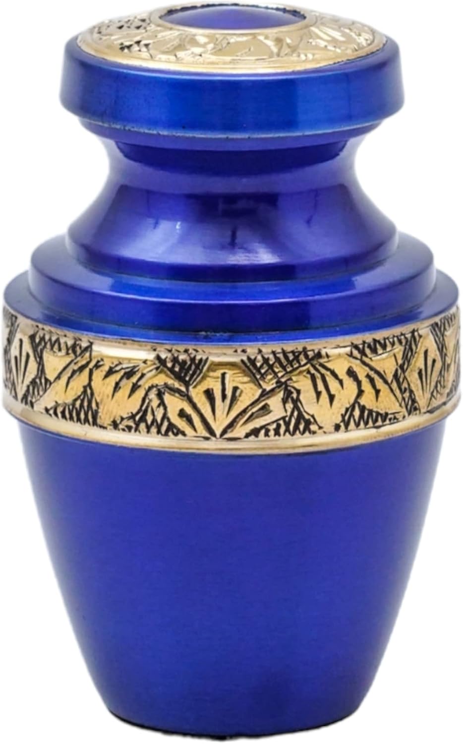 Cremation Urns for Human Ashes - Handcrafted Grecian Urn with Velvet Bag