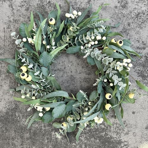 HomeKaren 22 Inch Front Door Wreath