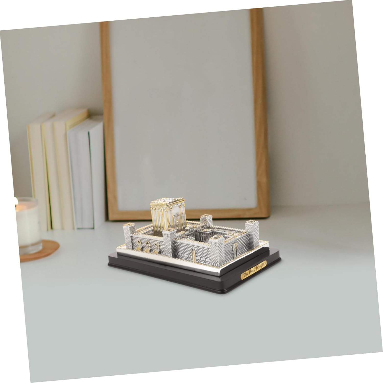 Amosfun Miniature Jerusalem Temple Resin Decor Figurine Set