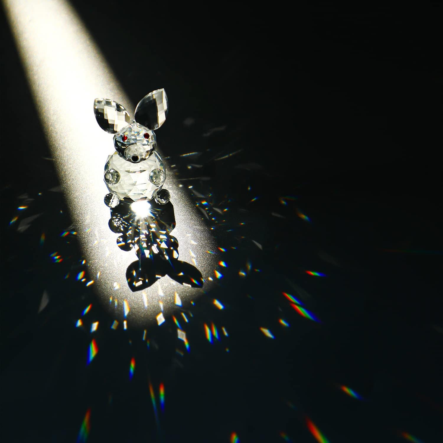 HD Crystal Butterfly and Bunny Figurine Decor